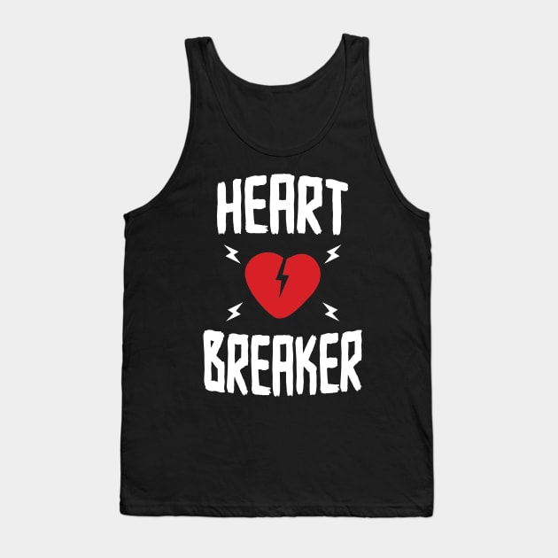 Heart Breaker Tank Top by deerokone